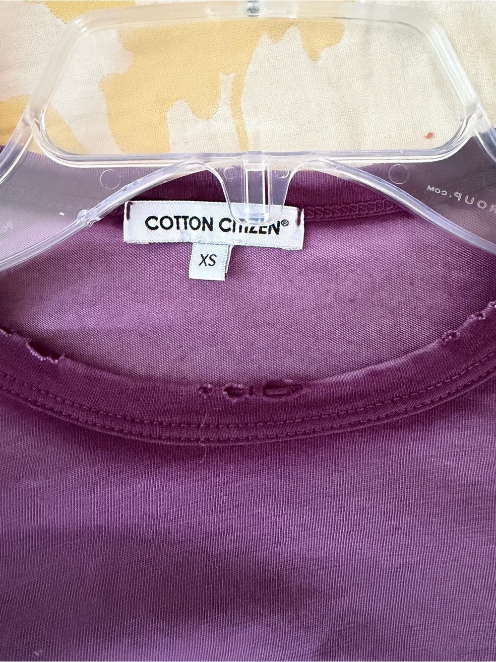 Cotton Citizen Purple Long Sleeve Tee